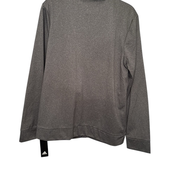 Adidas Charcoal Jacket with Black Stripes - Picture 3 of 6